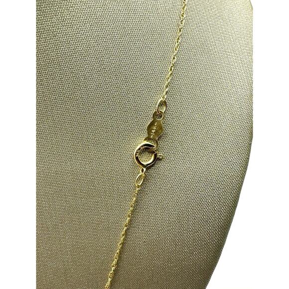 14k Yellow Gold Thin Chain (16672) - Picture 4 of 7